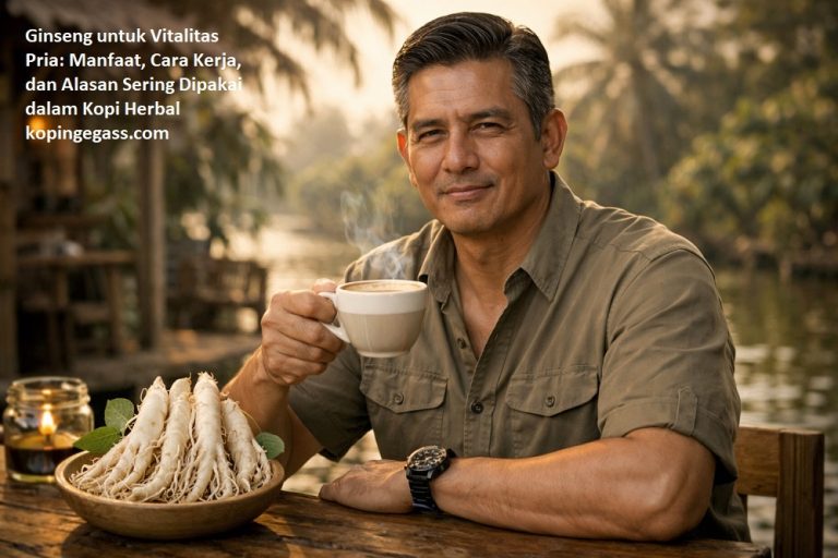 Mengapa Ginseng Sering Digunakan dalam Kopi Herbal untuk Vitalitas Pria? Ini Penjelasan Lengkapnya